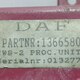 Электронный блок управления комбинацией приборов б/у для DAF DAF - 2