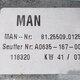 Переключатель подрулевой прав. б/у для MAN TGA - 1