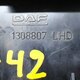 Дефлектор обдува кабины б/у для DAF XF95 - 1