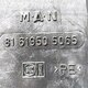 Воздуховод б/у для MAN F2000 - 2