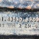 Кронштейн пневморессоры задний, прав.(лыжа) б/у для MAN TGS - 3