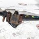 Кронштейн пневморессоры задний, лев.(лыжа) б/у для MAN TGS - 3